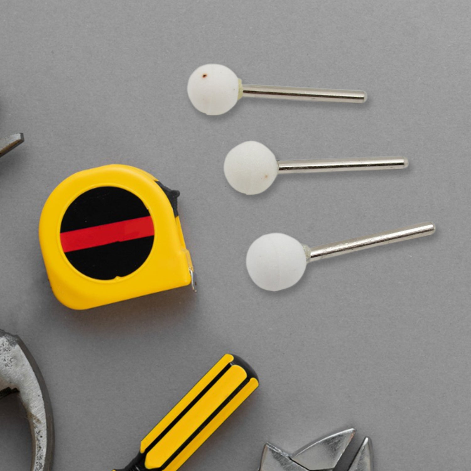 Abrasive Mounted Grinding Stone Spherical Head Wheel Abrasive Tools (3 Pcs) Abrasive Mounted Grinding Stone Spherical Head Wheel Abrasive Tools (3 Pcs)